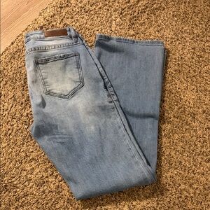 Rock & Roll Cowgirl Light Blue Straight Jeans